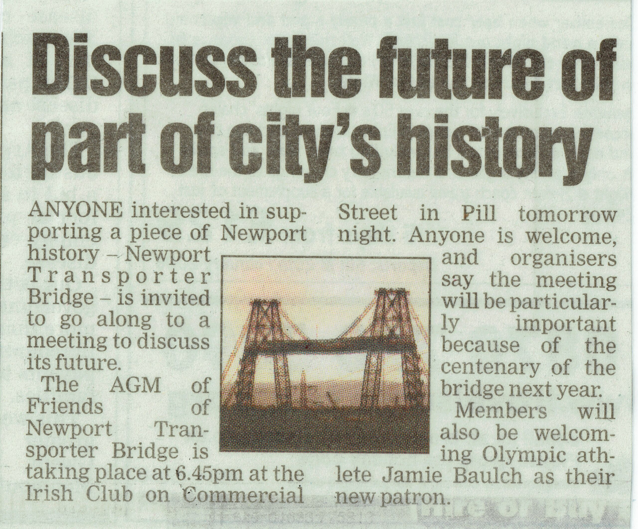 Discuss the future of part of city’s history