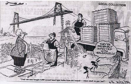 Newport Transporter Bridge – Cartoon Bulbs